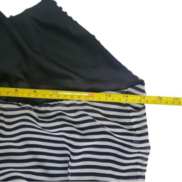 Isaac Mizrahi Halter Tie Chiffon Open Back Cinched Waist Dress - Picture 10 of 12